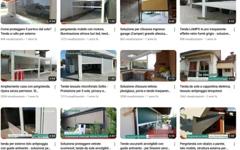 RACCOLTA VIDEO soluzioni per chiudere spazi esterni con tende in pvc trasparente